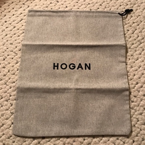 HOGAN Dust Bag Sleeper Purse Shoes Large dust Bag Signature Logo NEW - Picture 2 of 3